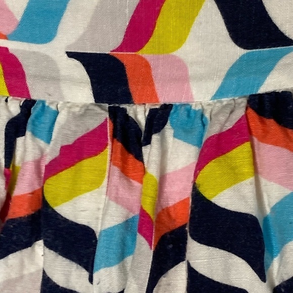 Cynthia Rowley Linen & Rayon Lined Skirt Sz 2 - Picture 7 of 10